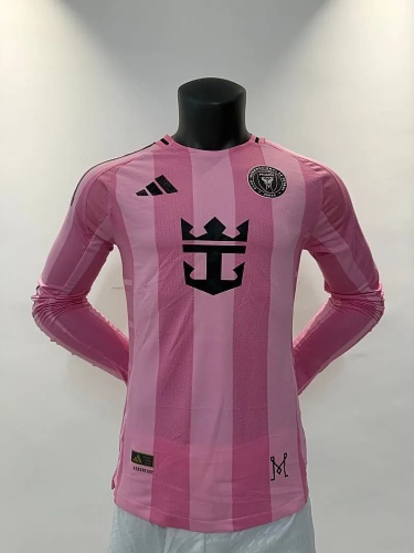 Inter Miami 2025/26 Home Jersey, Long Sleeve, Player Version — 1