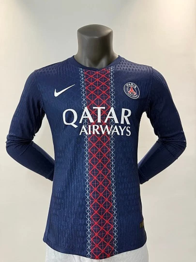 Paris Saint-Germain 2025/26 Home Jersey, Long Sleeve, Player Version — 1
