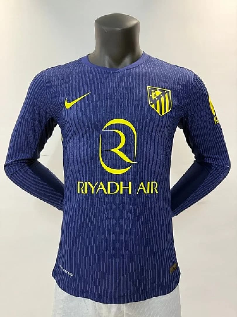Atlético Madrid 2025/26 Away Jersey, Long Sleeve, Player Version — 1