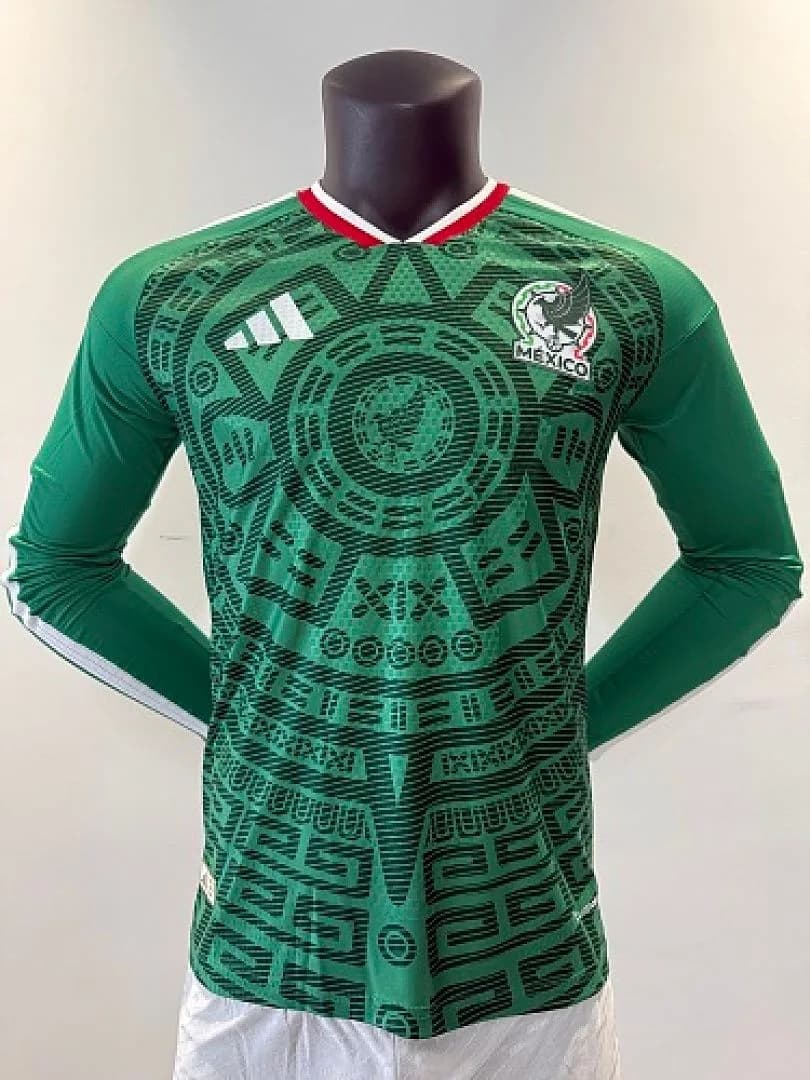 Mexico 2026/27 Home Jersey, Long Sleeve, Player Version — 1