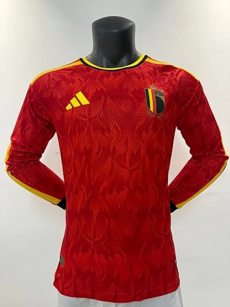 Belgium 2026/27 Home Jersey, Long Sleeve, Player Version — 1