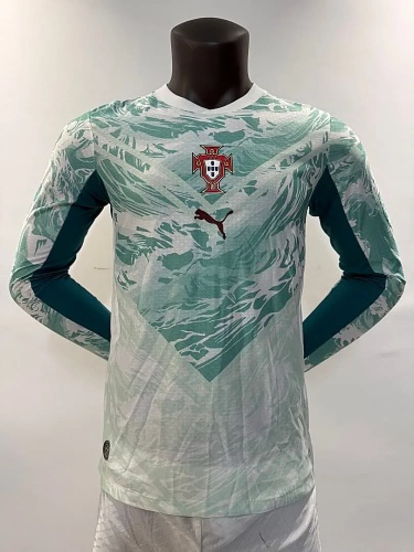 Portugal 2026/27 Away Jersey, Long Sleeve, Player Version — 1