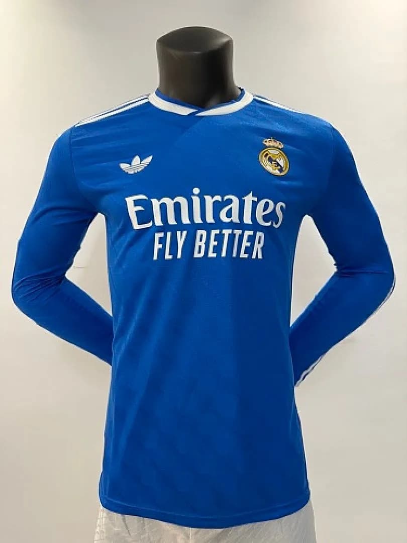 Real Madrid 2025/26 Third Jersey, Long Sleeve, Player Version — 1